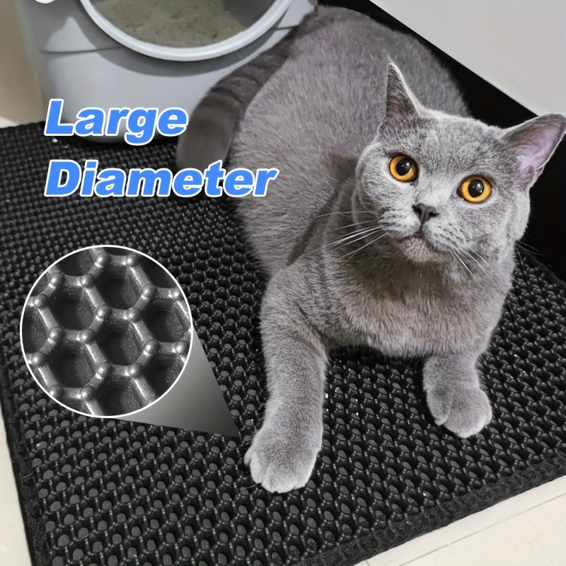Pet Cat Litter Mat Impermeable Doble Capa Trampa Arena Gatos - Temu Spain