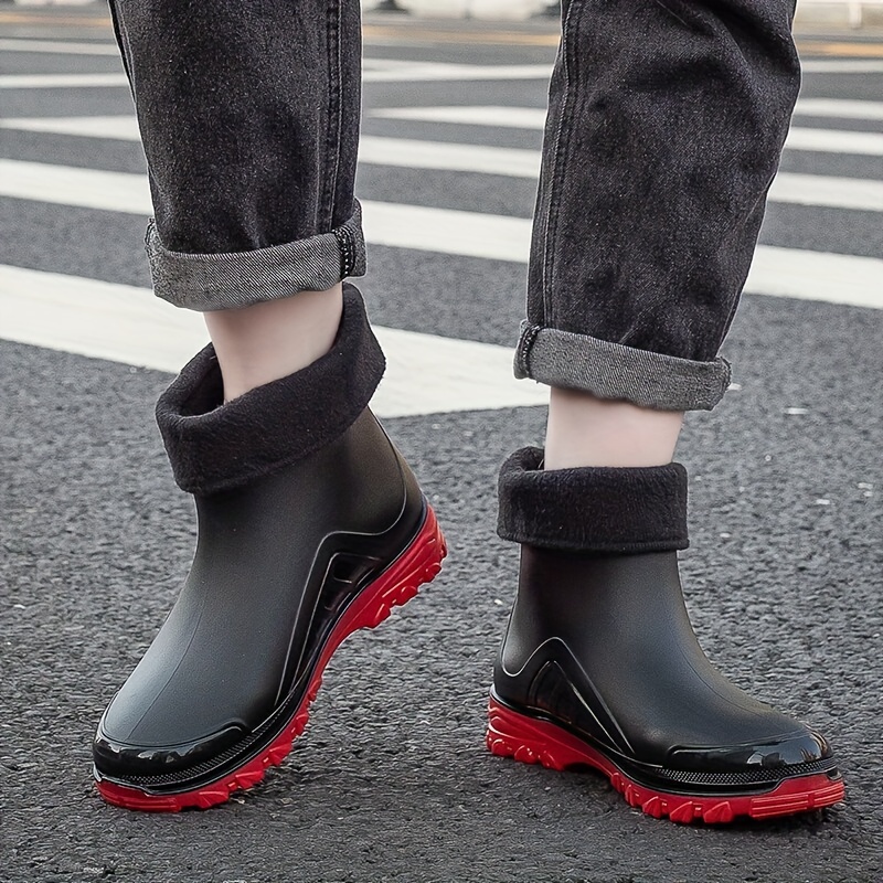 Men's Anime Rain Boots Non slip Wear resistant Waterproof - Temu