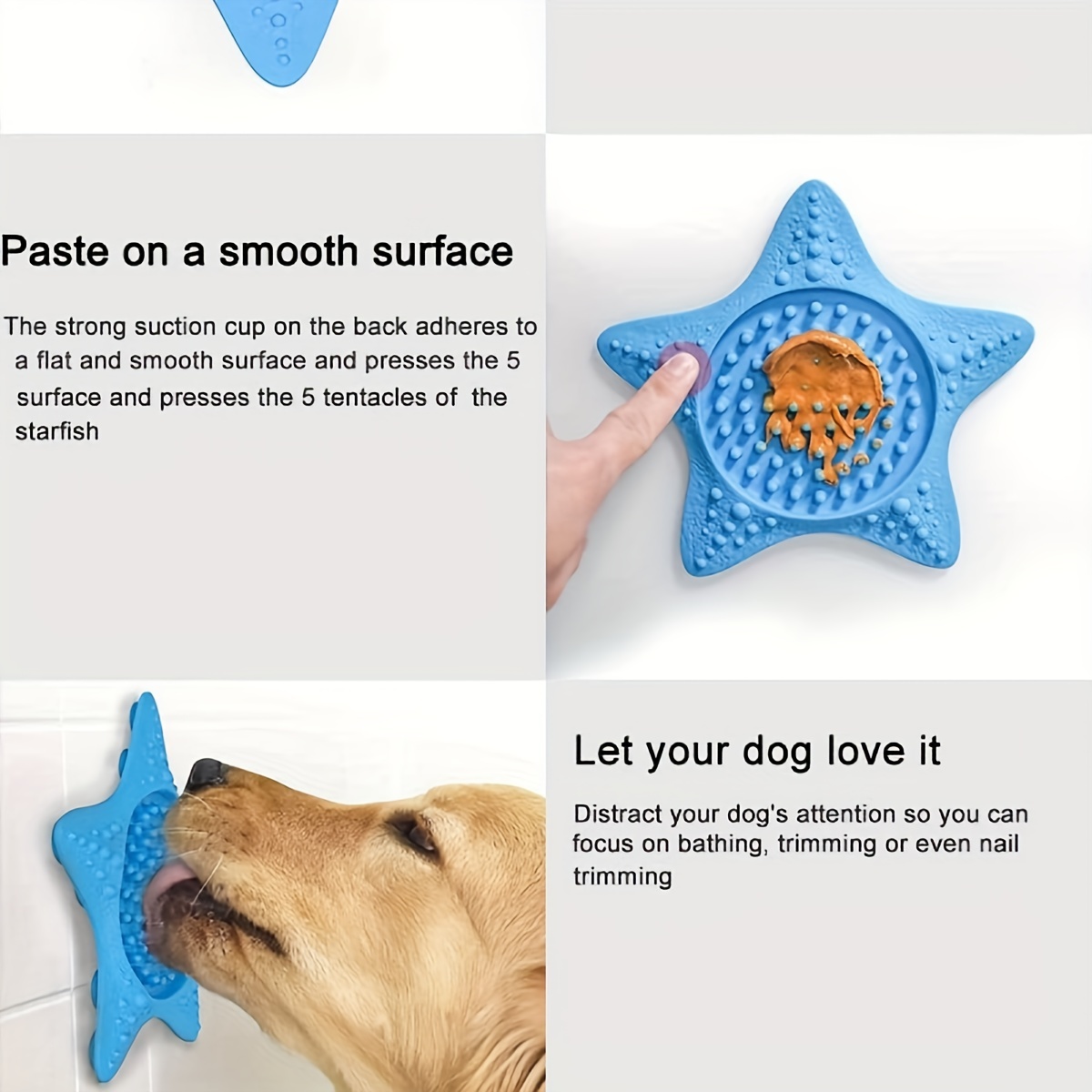 Dog & Cat Lick Pad for Easy and Funny Bath-Lick Pet Distraction