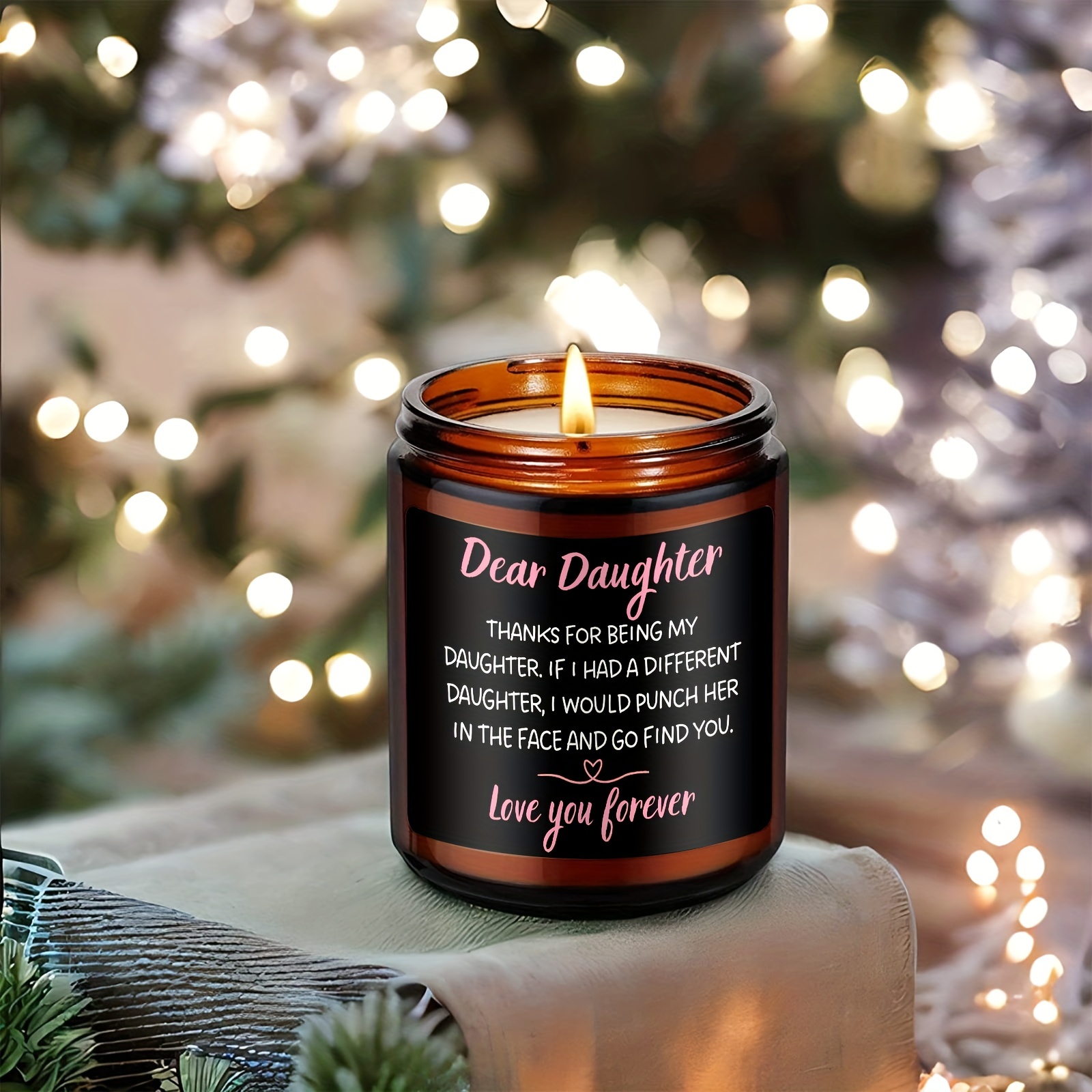 1pc Scented Candles,aromatherapy Glass Jar Candles,Funny Daughter Gifts  From Mom,High Quality Non Toxic All Natural Smokeless, Sex Candles,Home  Decor