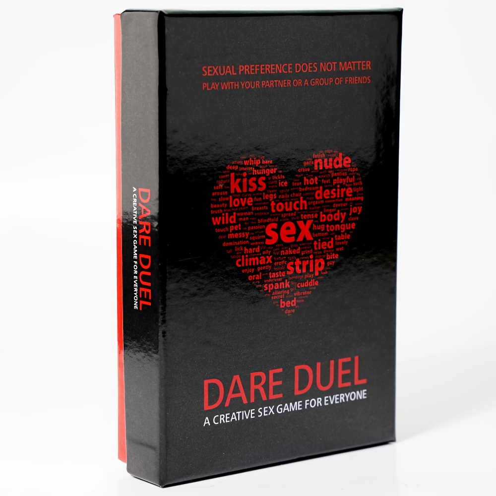 Dare Duel - Un jeu de cartes romantique Jeu de société anglais de chambre à  coucherpour adultes Ensembles de cartes de jeu sexy pour couple Sex Postion