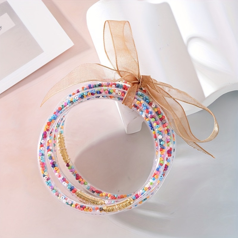 Creative Waterproof Plastic Halo Bracelet Prayer Bracelet - Temu