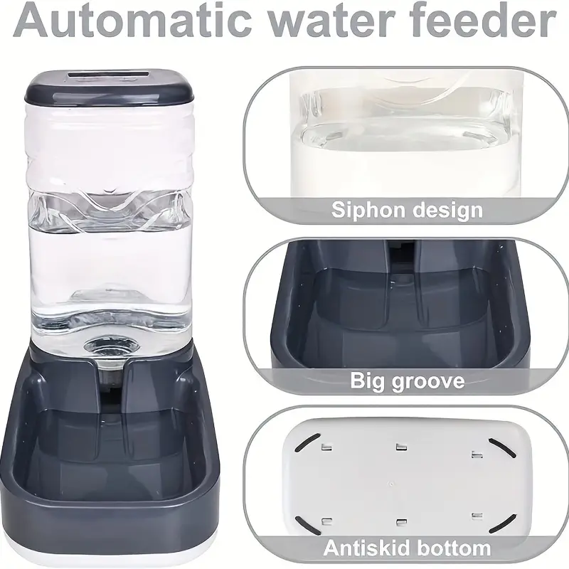Pet Automatic Feeder Pet Water Dispenser Large - Temu