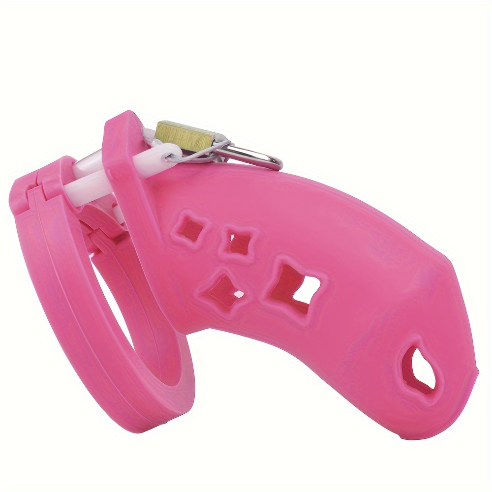 Cock Cage Chastity Cage Chastity Device for Male Penis Exercise,Silicone  (Pink) Sexual Wellness