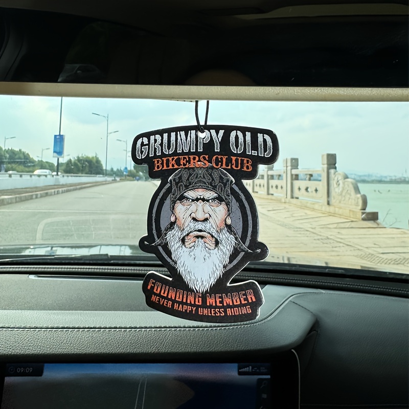 1pc/3pcs Grumpy Old Man Design Car Aromatherapy Tablets, Car Rearview  Mirror Pendant, Car Air Fresheners, Car Interior Accessories
