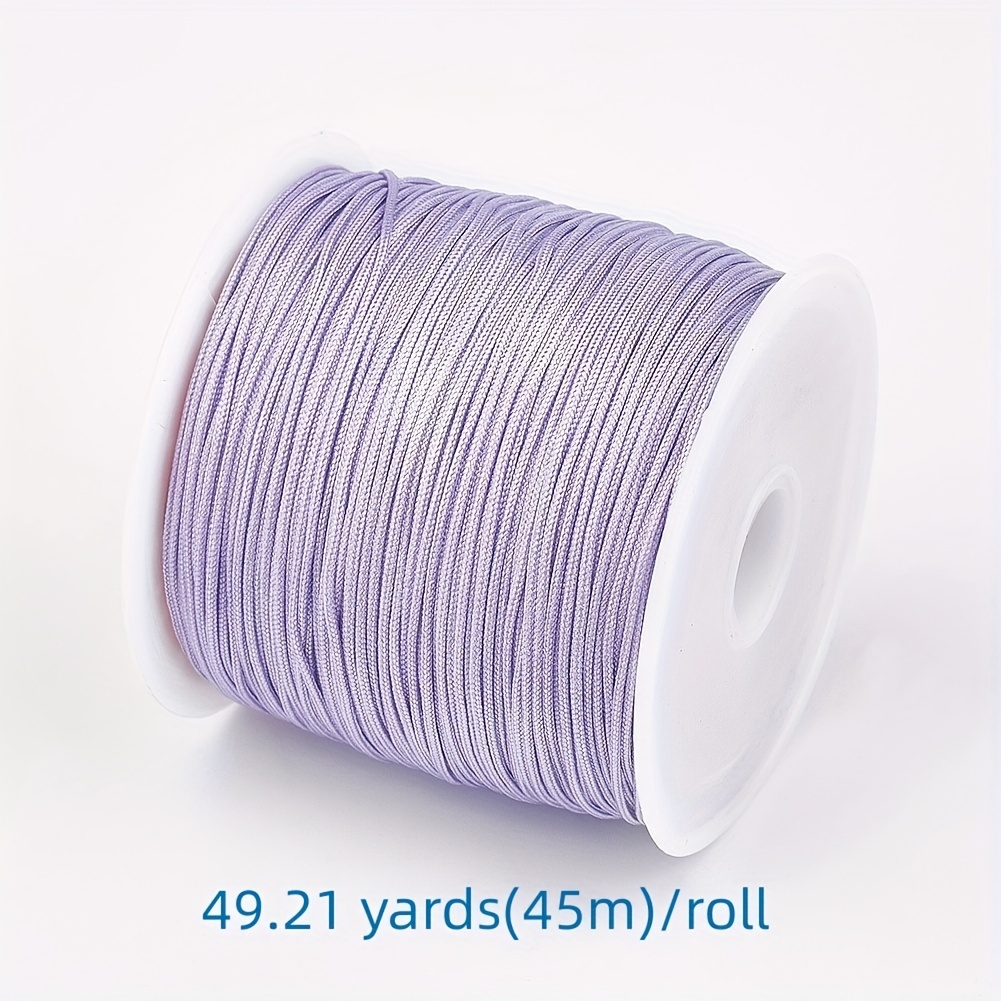 10000cm/3937inch/rollo 1mm Colorido Hilo Elástico Nylon - Temu