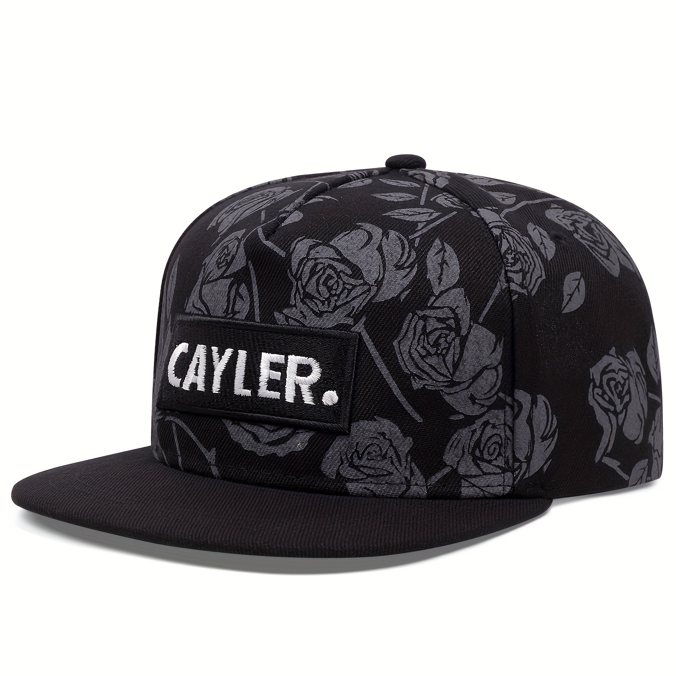 Men's Hip Hop Flat Brim Snapback Hat