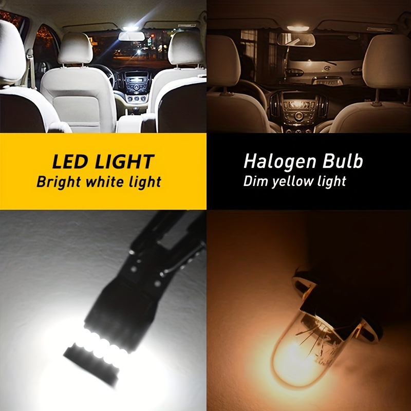 Brighten Car's Interior Valesun T10 W Led Bulbs! - Temu