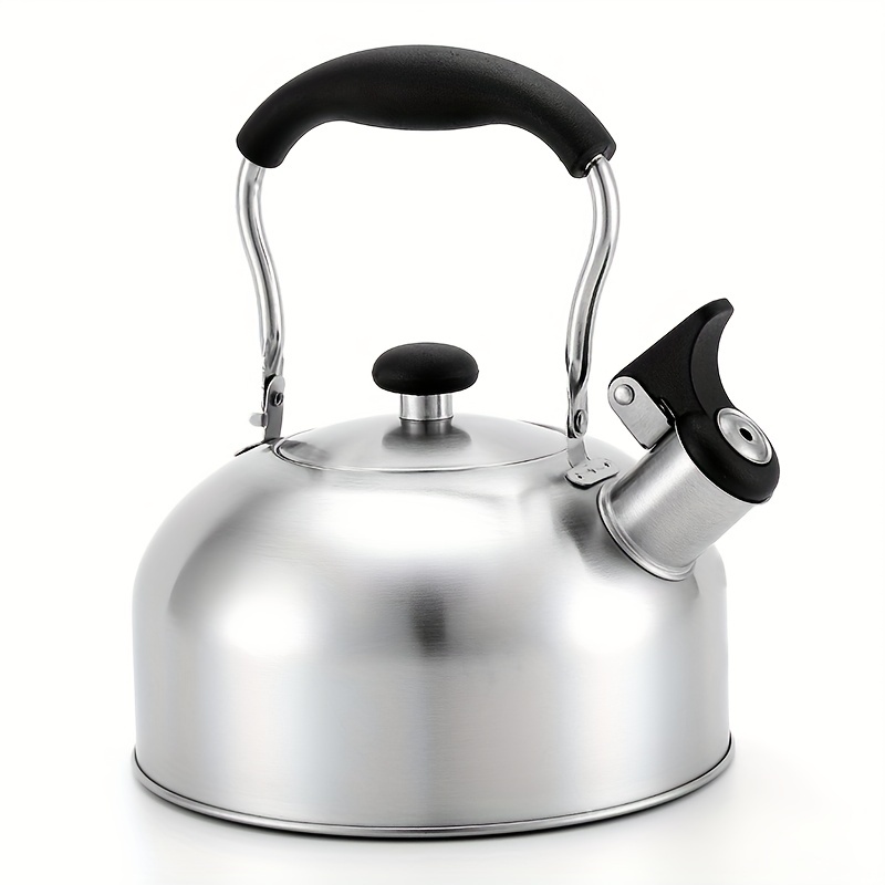 Polished Stainless Steel Stovetop Kettle