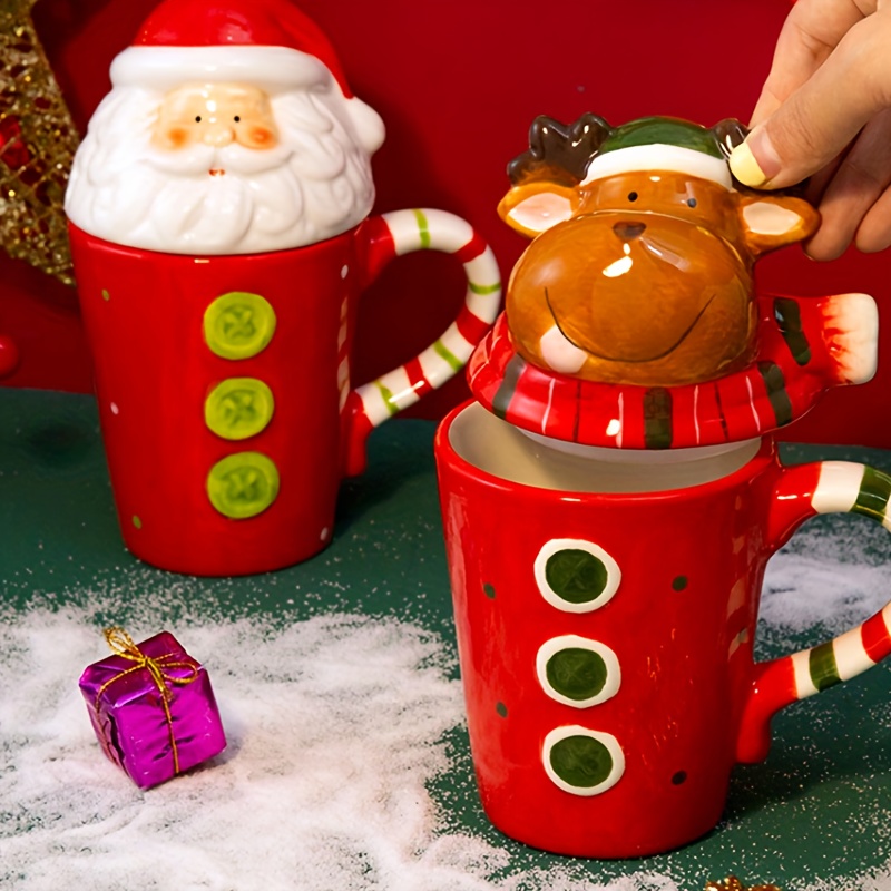 Santa and Reindeer Mug