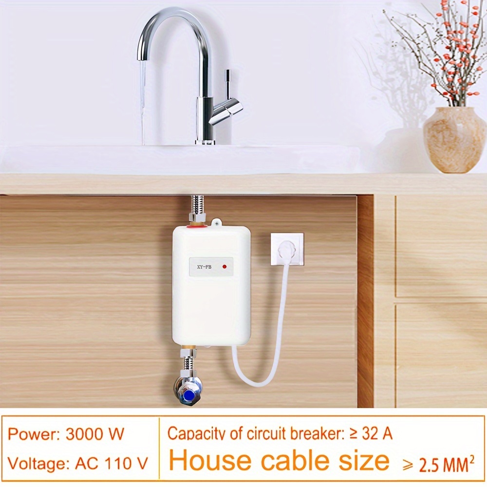 Instant Electric Water Heater For Sink Washing 110v Tankless - Temu