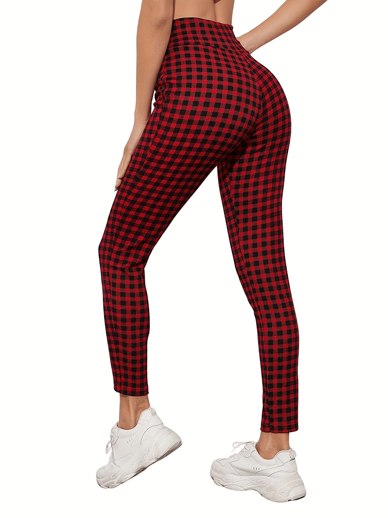 Women's Buffalo Check Sweater Tights