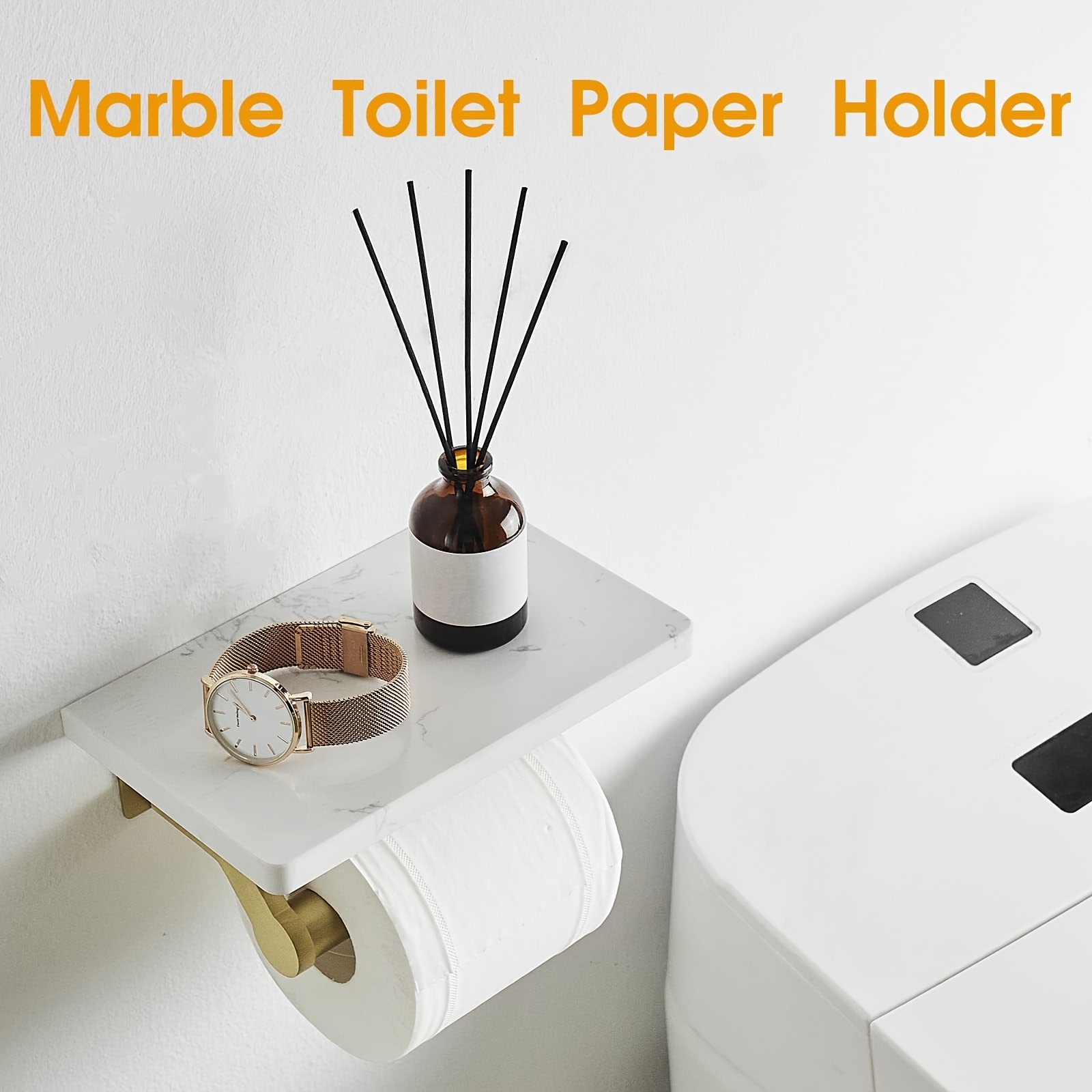 Toilet Paper Holder Stand Tissue Paper Roll Storage Rack - Temu