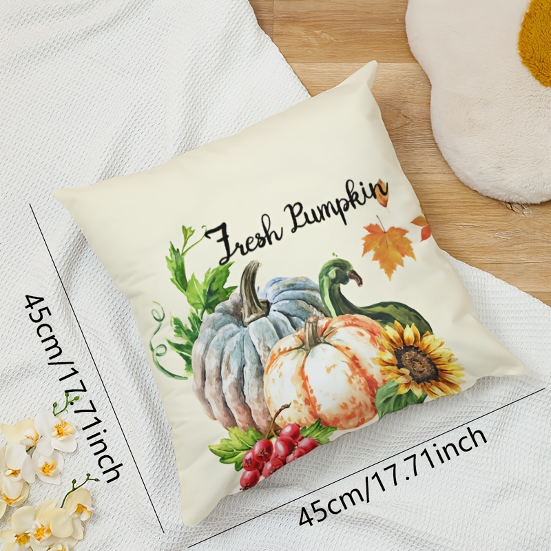 Throw Pillows Insert - Single Pillow 18 x 18 Inches for Bed and