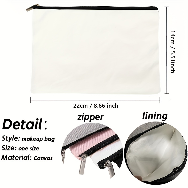 All Too Well Pattern Cosmetics Bag Canvas Travel Toiletry Bag