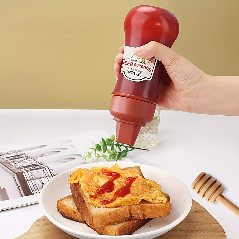 Easy-to-use Plastic Sauce Bottle With Scale - Perfect For Ketchup, Jam, And Salad  Dressing - Temu