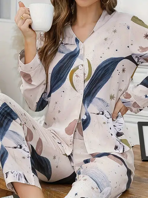 Cute Soft Pajamas Star Letter Print Sleeveless Pajama Top - Temu