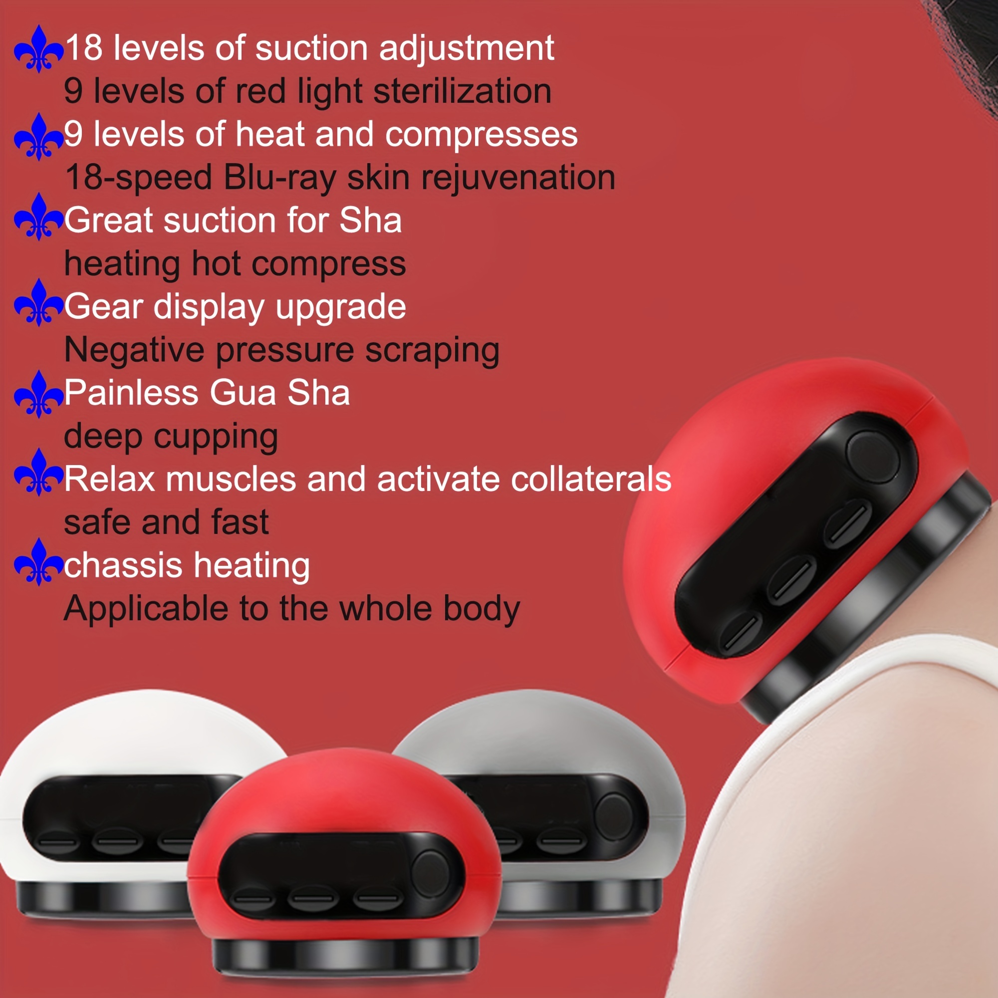 Electric Cupping And Scraping Vibration Massager 1, Smart Cupping