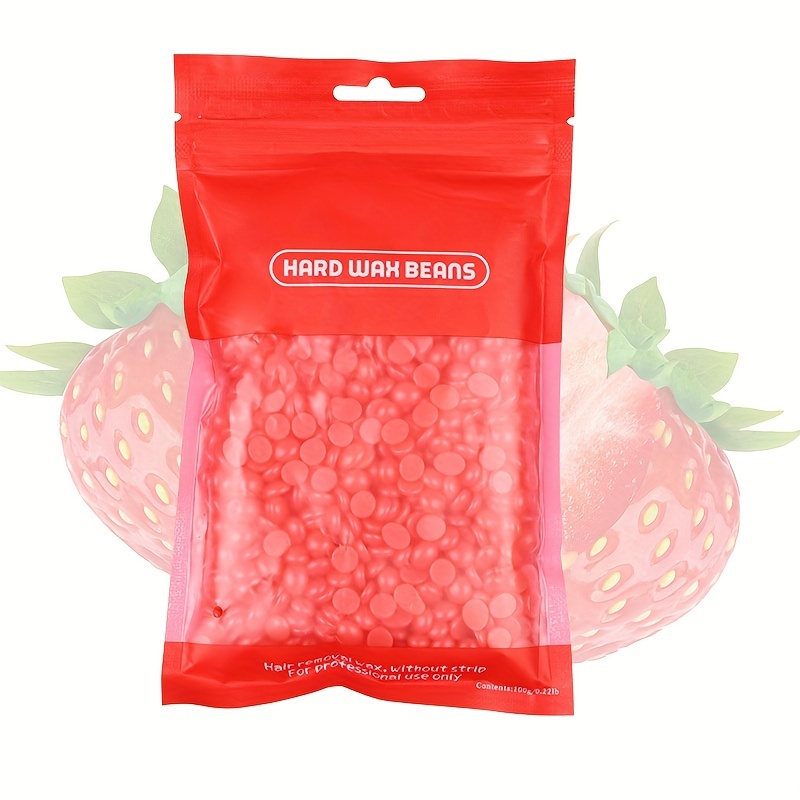 100g Natural Hard Wax Beads Long Lasting Perfect for Sensitive Skins