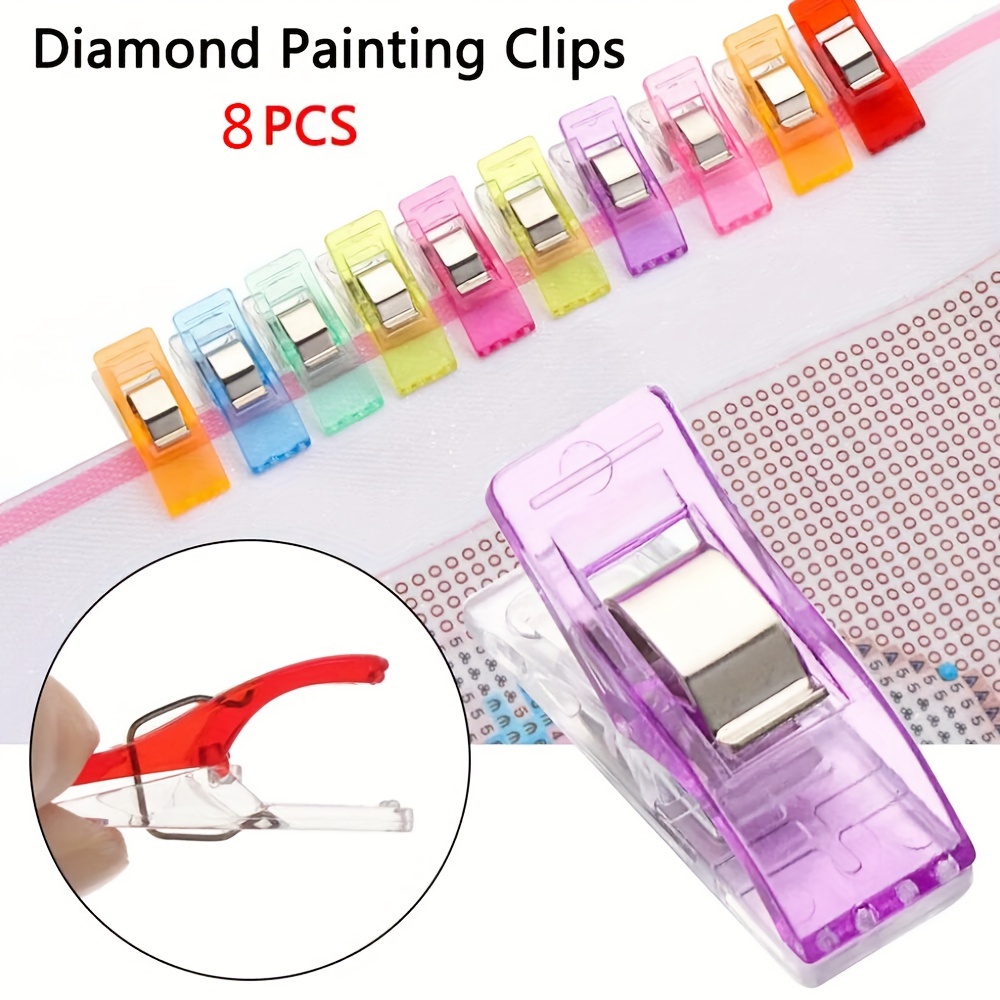 Diamond Painting Accessories and Tools Kit with 22/80 Grids Diamond Art  Storage Containers, Include 5D Diamond Painting Roller and Fixing Tool