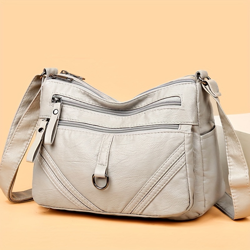 Fashion Pu Leather Women's Bag High Quality Shoulder Bag Crossbody