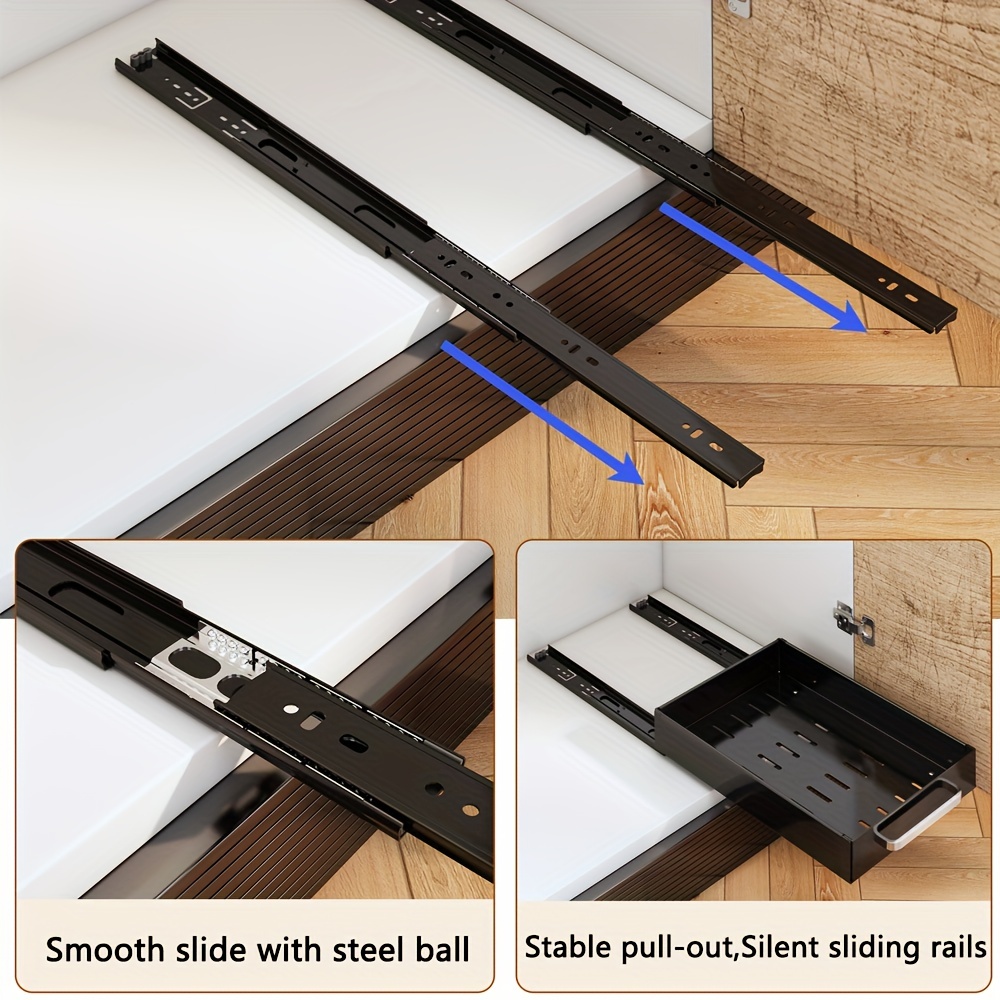 Pull Out Cabinet Organizer Fixed With Nano Adhesive, Medium