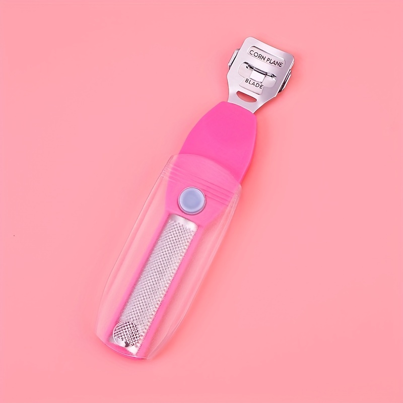 Foot Callus Shaver & Rasp With Sliding Cover, 2in1 Foot Care Tool