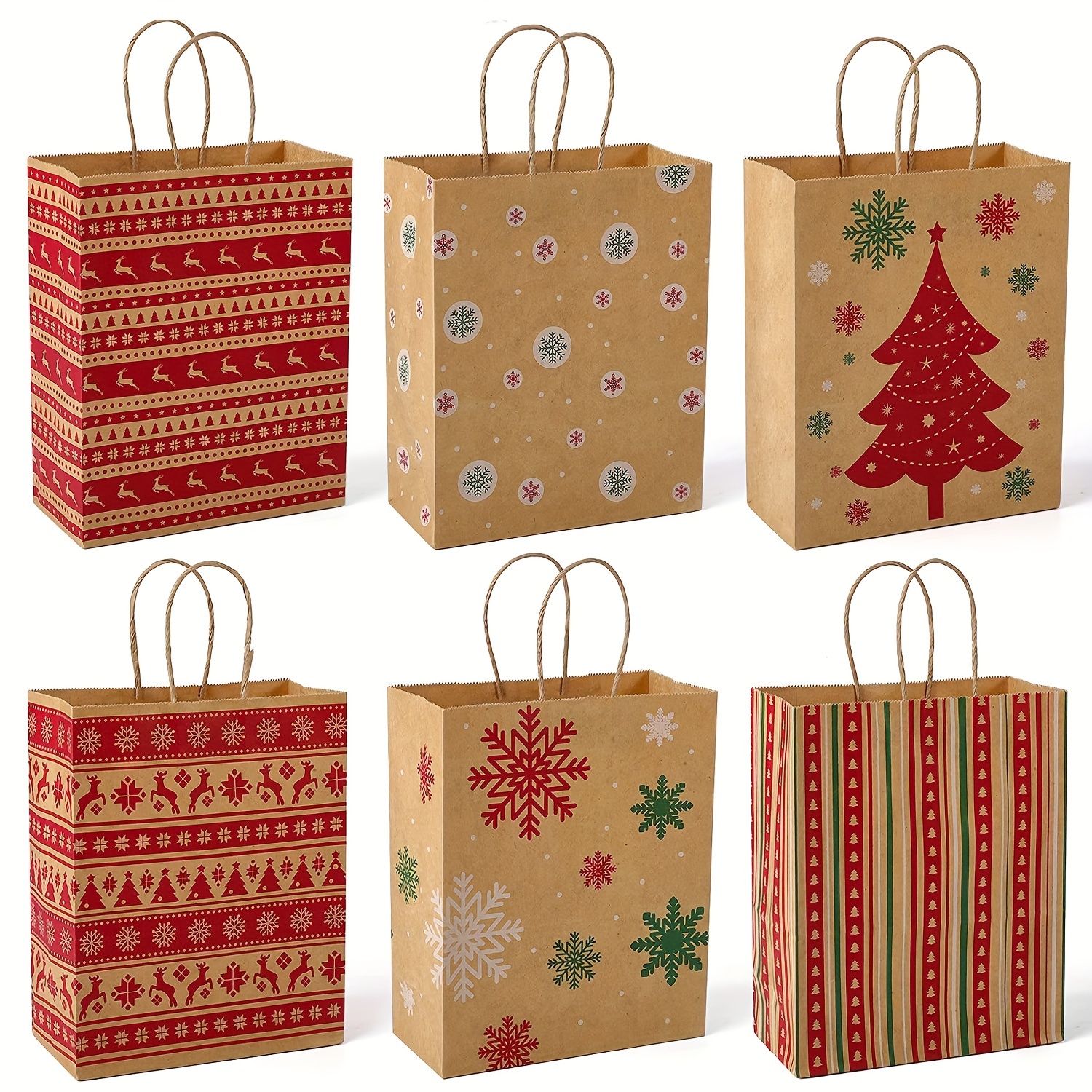 Small Red Kraft Bags 24ct | Party Supplies | Party Favors | Treat Bags