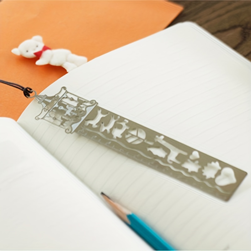 Creative Multifunctional Hollow Book Mark Metal Bookmarks - Temu