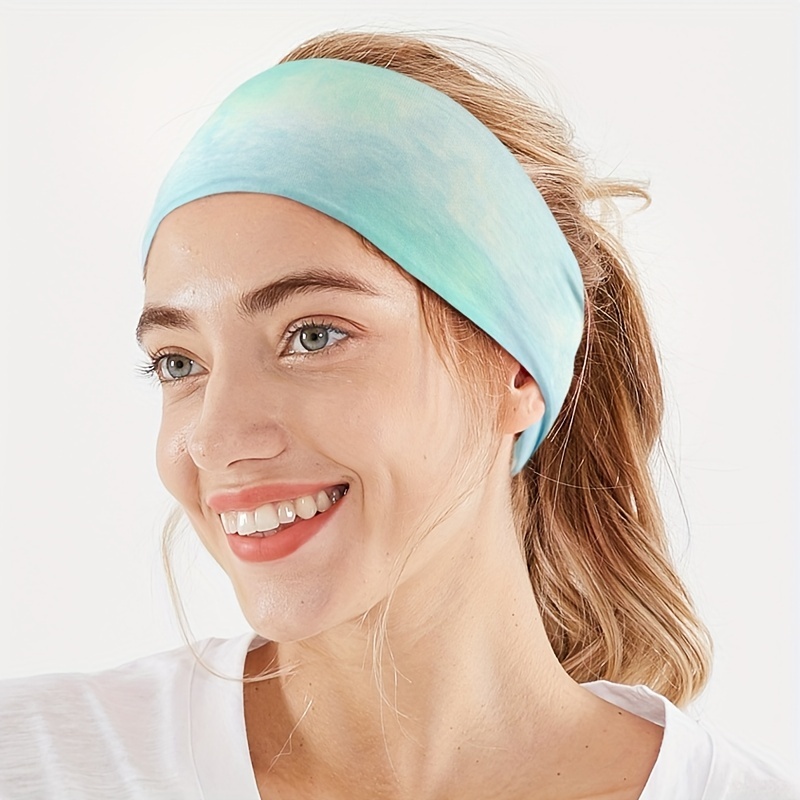Tie Dye Wide Boho Headband for Women
