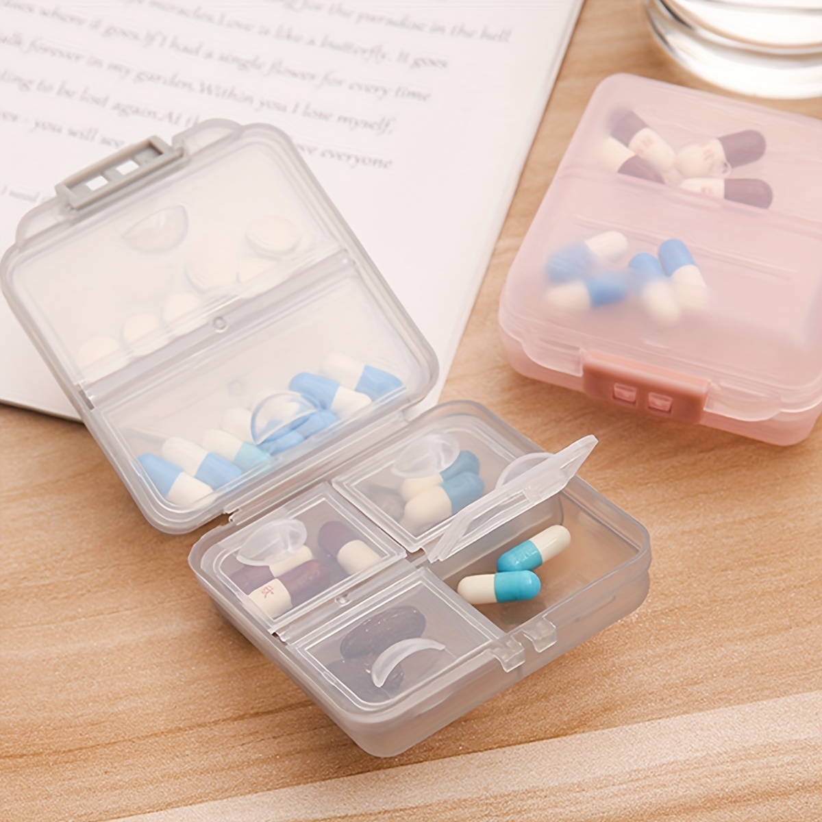 Small Pill Case Portable Pill Case Travel Medicine Compartment Box Moisture  Proof Cod Liver Oil Storage Box Sealed Pill Box - AliExpress