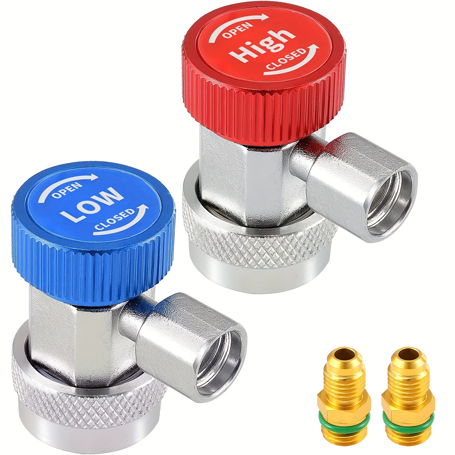 1pc   r134  coupler adapter set high and   connectors for   ac system evacuation   and maintenance details 8