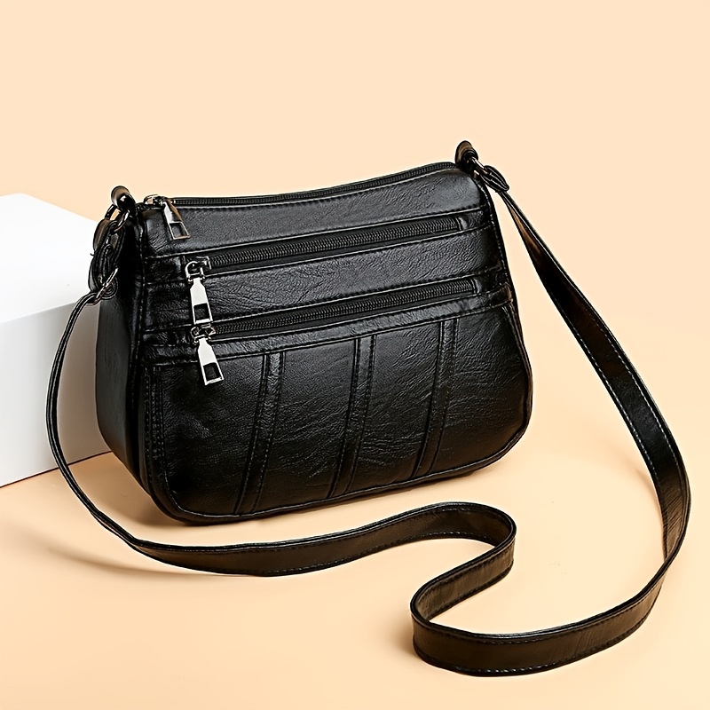 Vintage Women Shoulder Bags PU Leather Fashion Messenger Bag