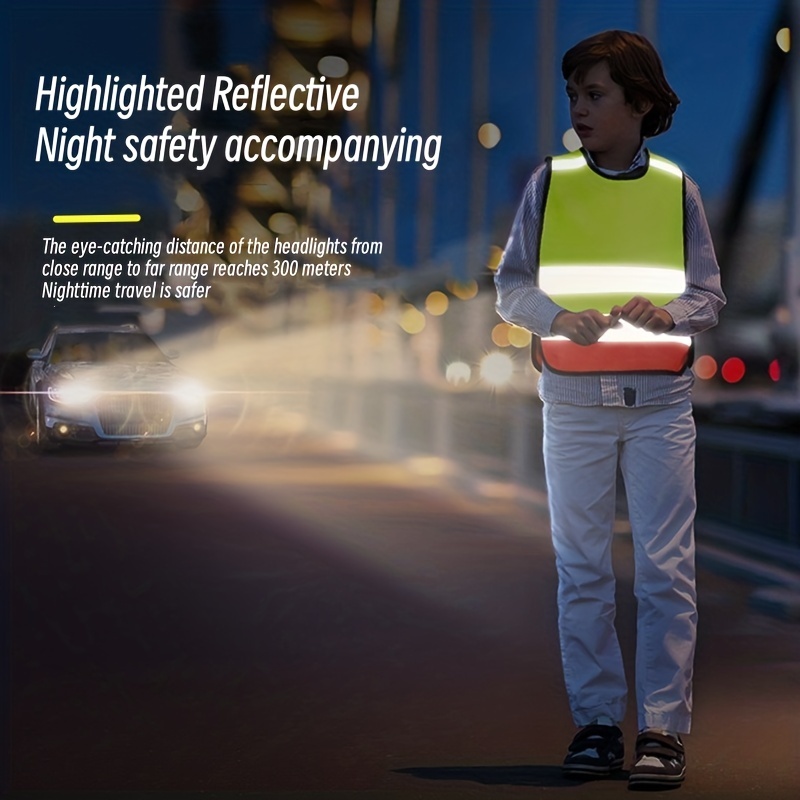High Visibility Safety for Kids: Reflective Vest Clothes for Cycling,  Running & More!