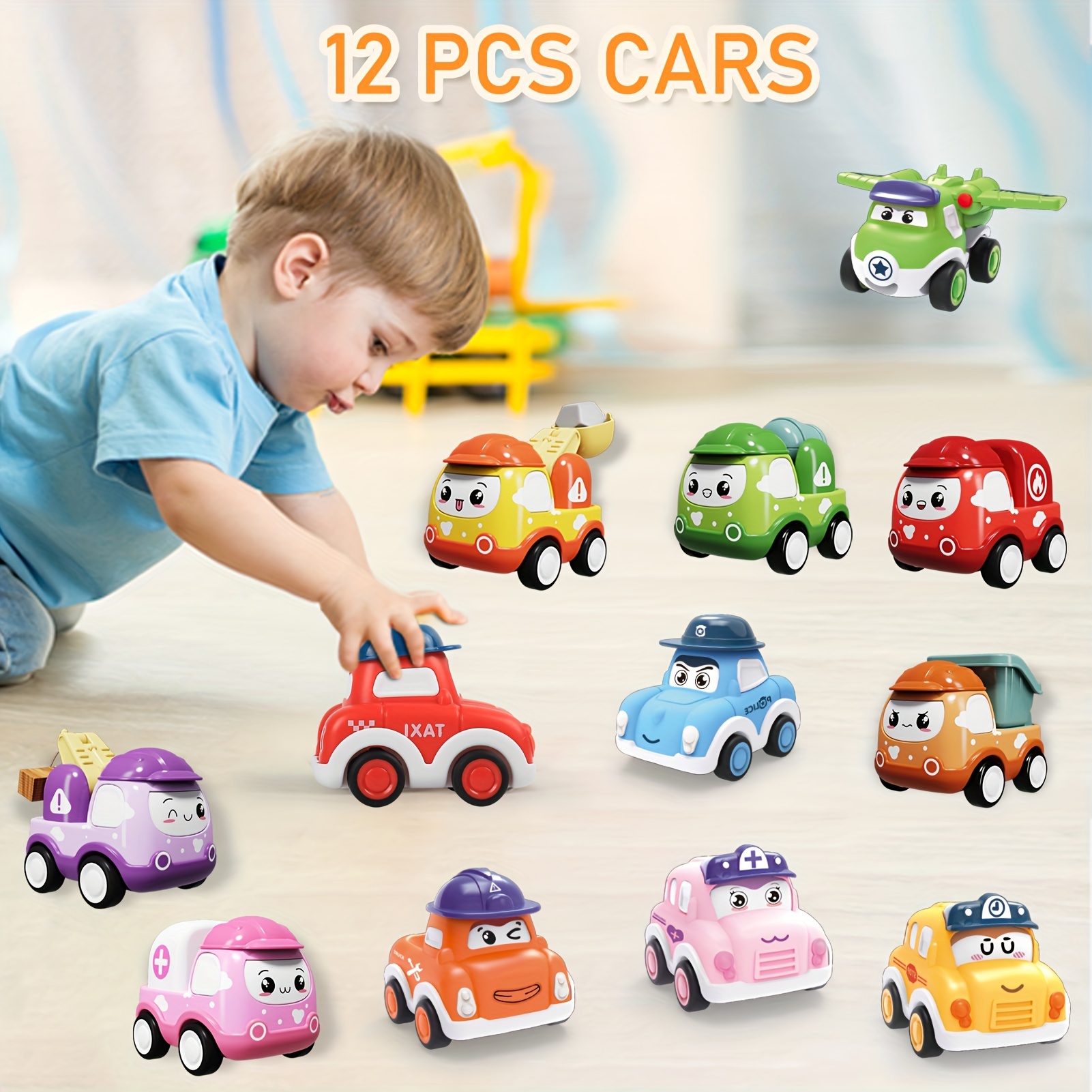 Remote Control Car (1 Pack) Toddler Toys for 3 Year Old Boys & Girls -  Police & Race RC Cars for Toddlers - Birthday & Christmas Gifts for 2-3+  Year