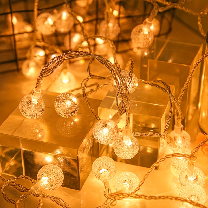 Battery Operated String Lights,Christmas Lights 50/100 LED Globe