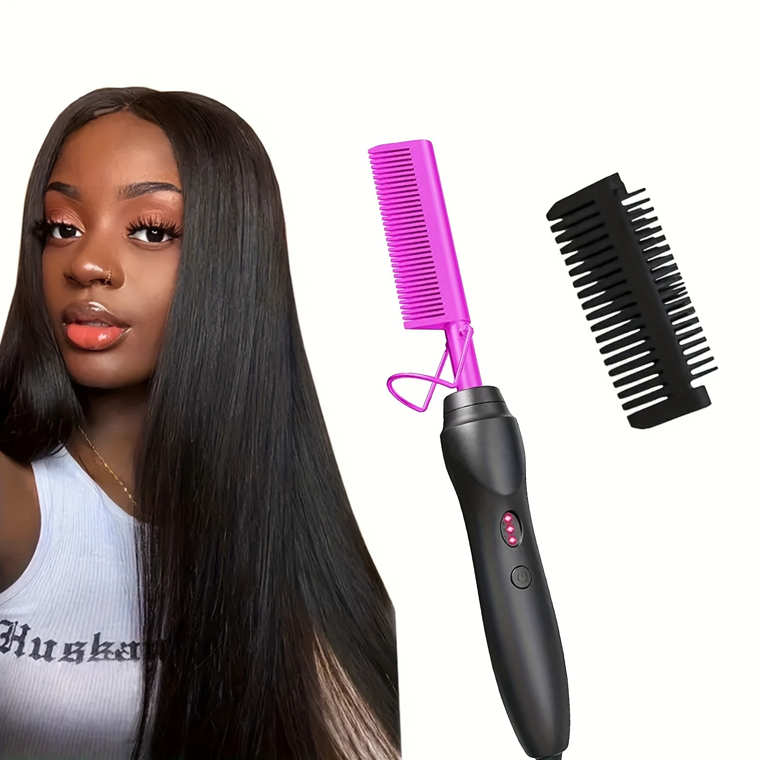 Can i use hair straightener on wet percuden hair