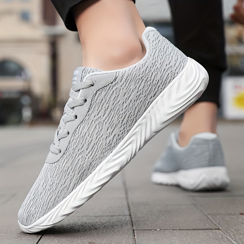 Men's Trendy Lightweight Breathable Sneakers For Running Jogging, Men's  Footwear - Temu