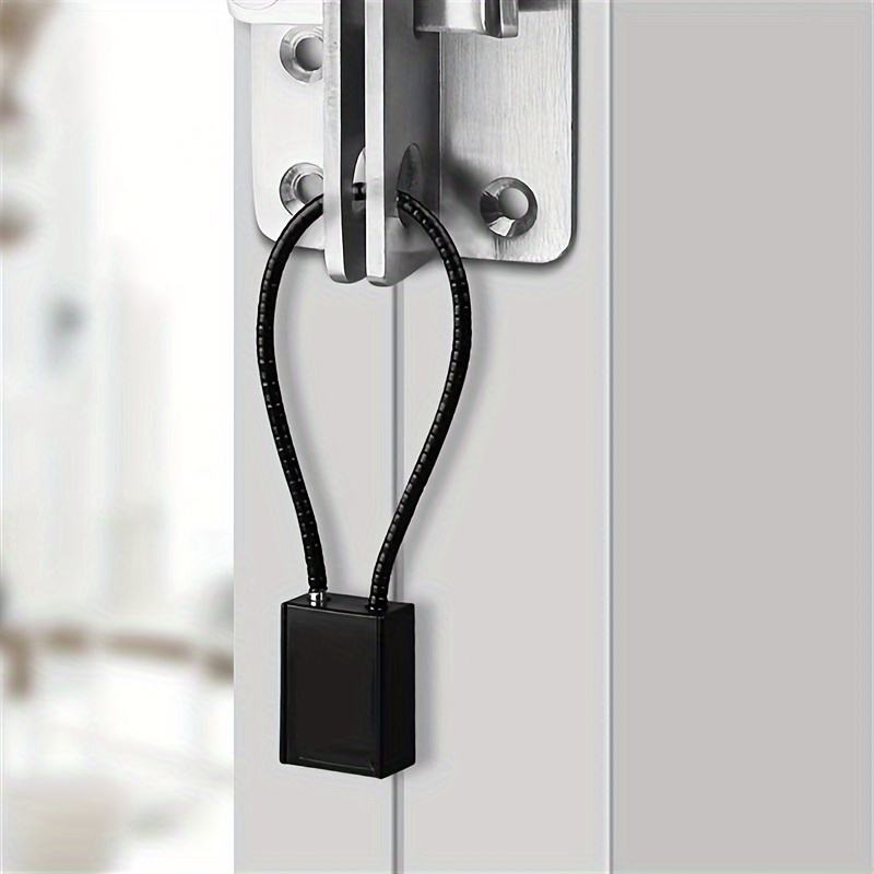 

1pc Wire Steel Cable Lock, Lightweight And Compact, Thickened Steel Cable Lock