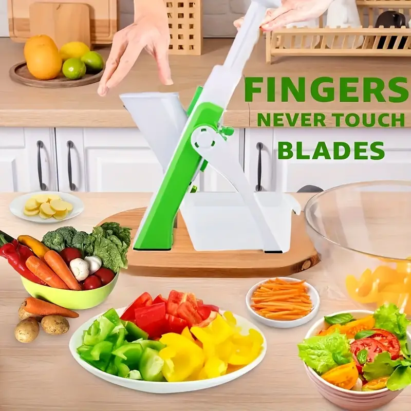 1pc, Food Chopper, Adjustable Vegetables Chopper, Potatoes Slicer, French  Fry Cutter, Veggie Dicer, Chopping Artifact For Fast Meal Prep, Salad Making