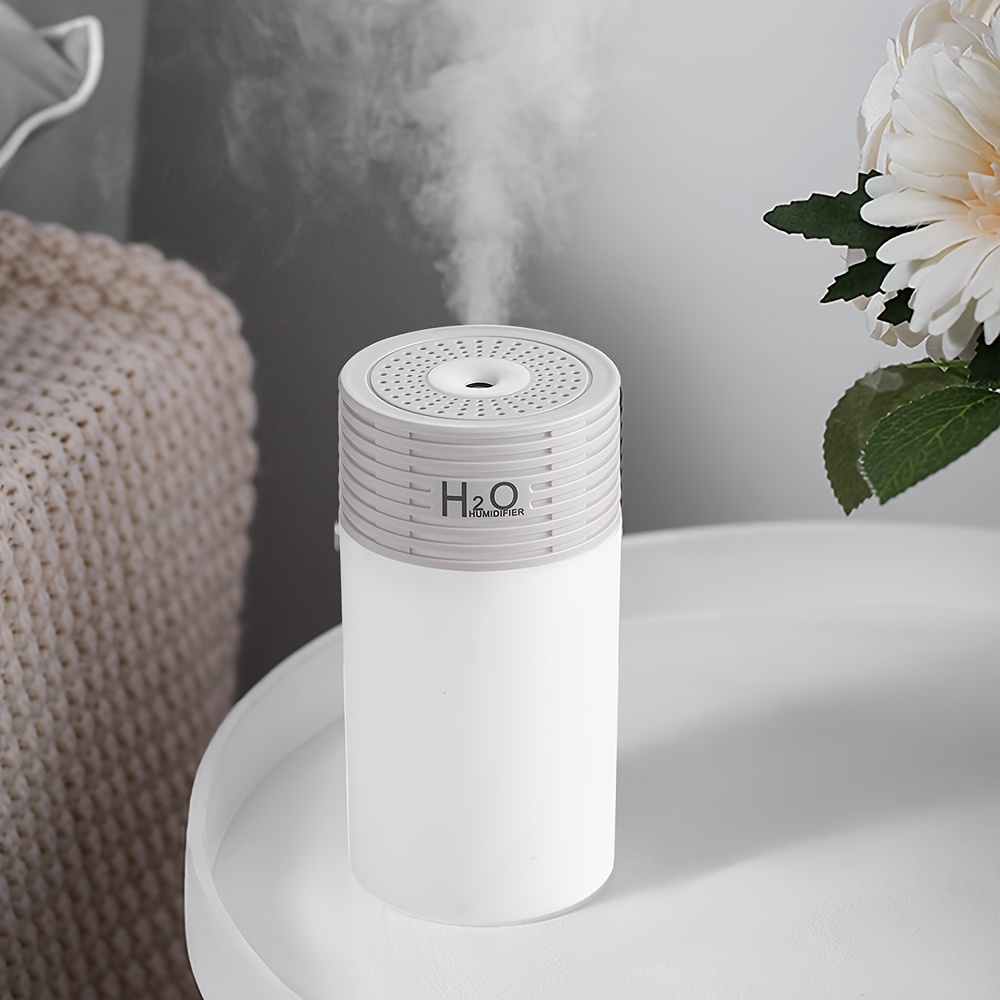 Mini humidificador para dormitorio, oficina, coche; humidificador portátil  de niebla fría; escritorio USB súper silencioso con luz nocturna para