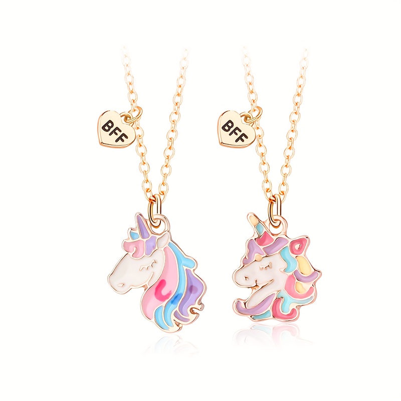 Unicorn deals bff necklace