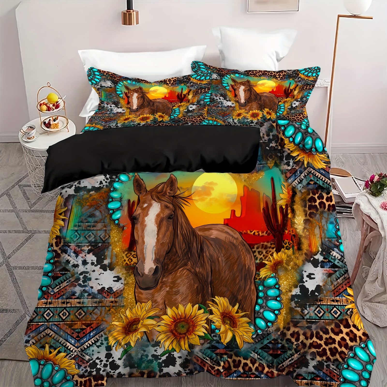 3pcs duvet cover set duvet cover pillowcase without Temu