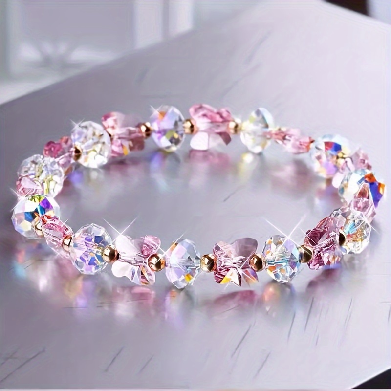 10PCS, Wholesale shell Initial letter bracelet rainbow string women  bracelet blue eye glass charm bracelets bulk jewelry - AliExpress