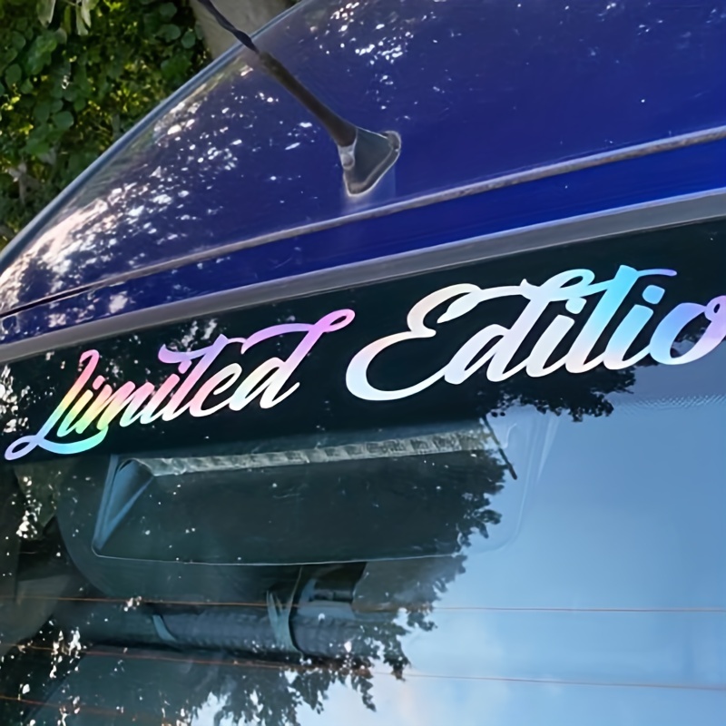 Limited Edition Car Sticker Car Windshield Side Window Decor