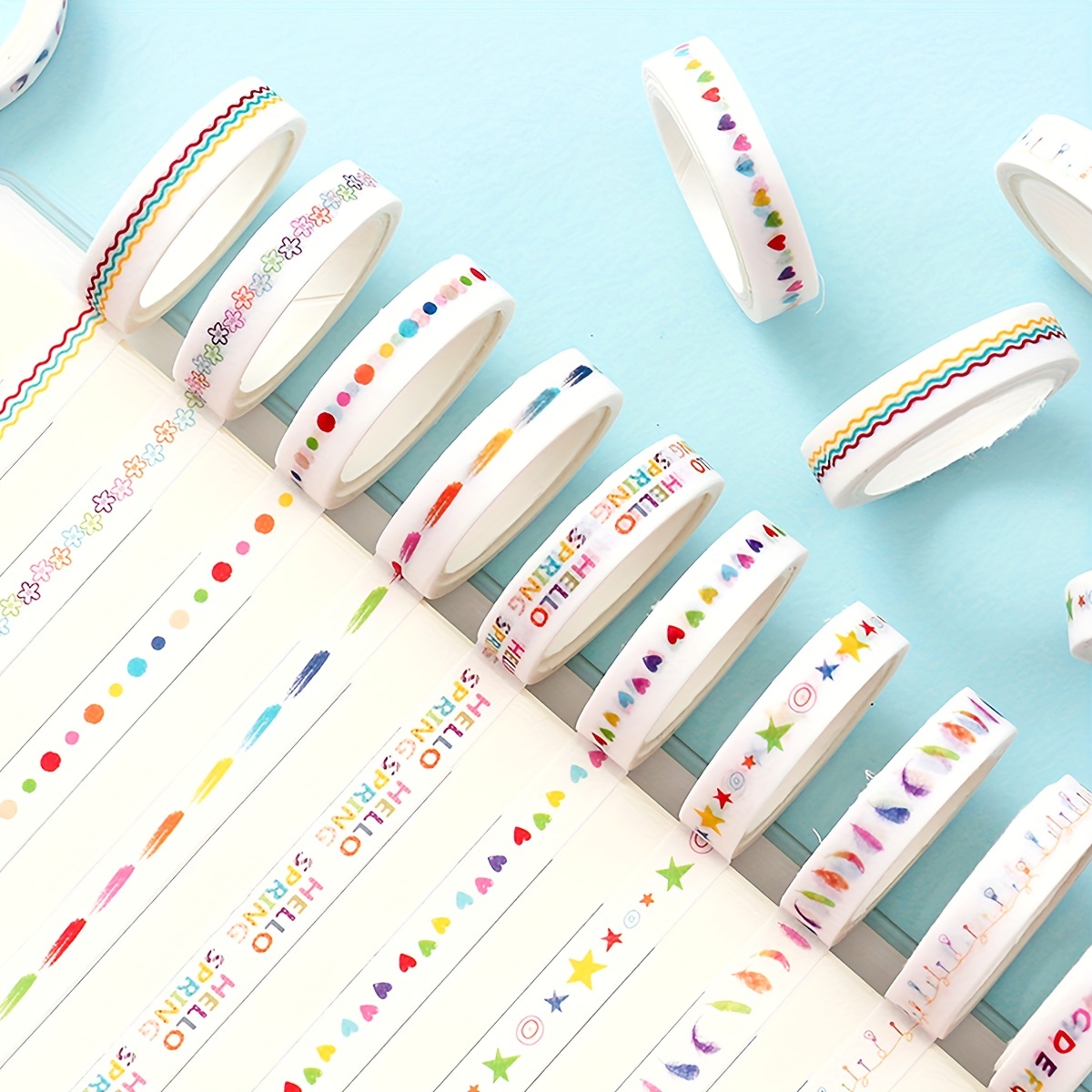 Easiest Rainbow Washi Tape Craft Ever! - I Heart Crafty Things