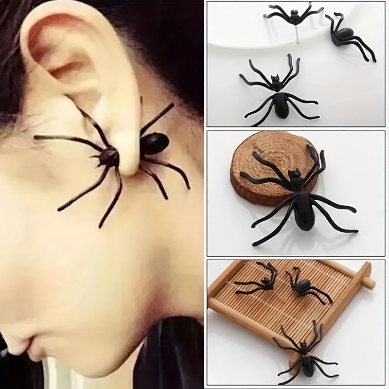 Halloween Spider Skeleton Dangle Earrings Girls Jewelry - Temu