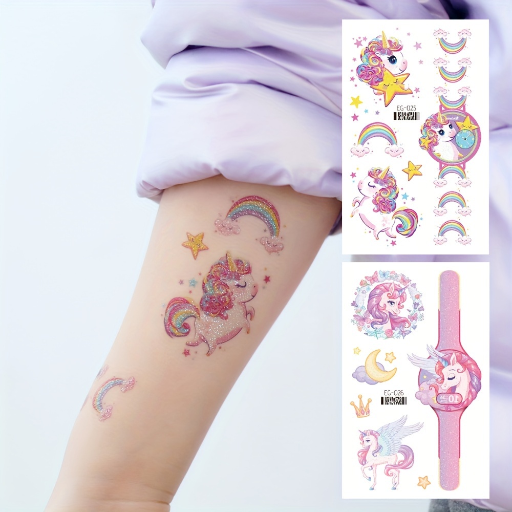 Axolotl Party Favor Temporary Tattoos Stickers 24 Sheet for