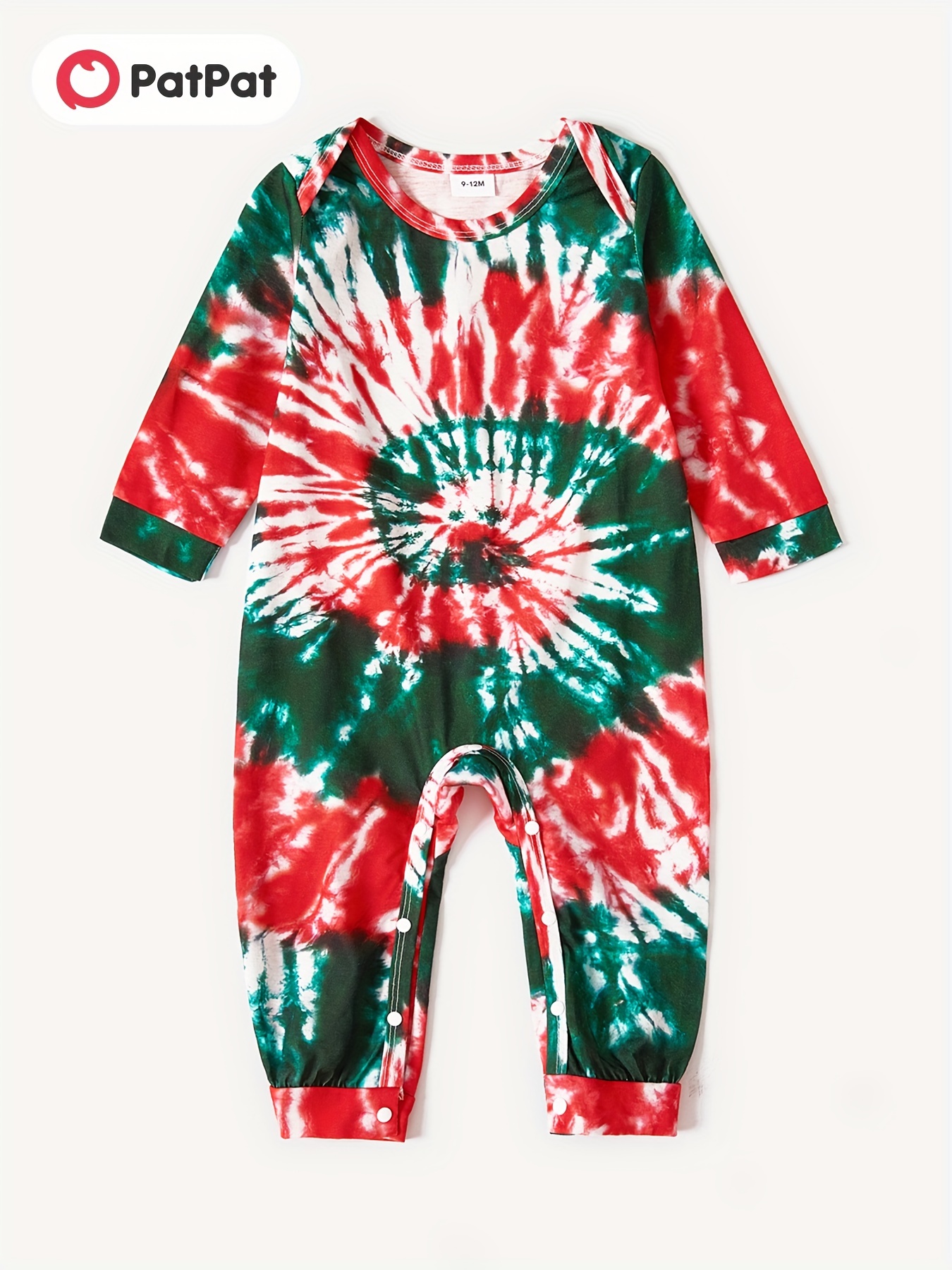 Red and green discount tie dye pajamas