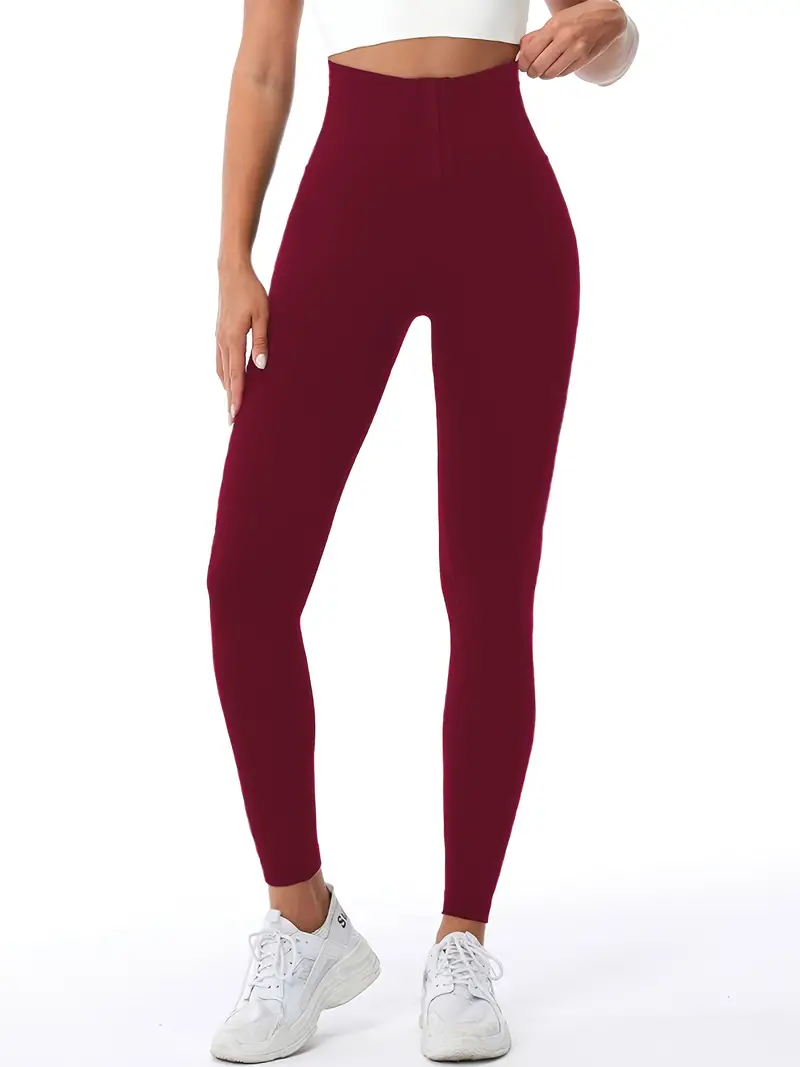 SOLD OUT bombshell sports wear leggings Thigh Highs Solid MAROON
